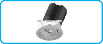 023-AZOOD LED DOWNLIGHT ANTIGLARE UNIQUE ROUND TRIM